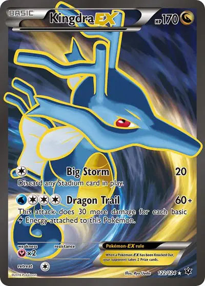 Kingdra EX (Full Art) 122/124 - XY - Fates Collide