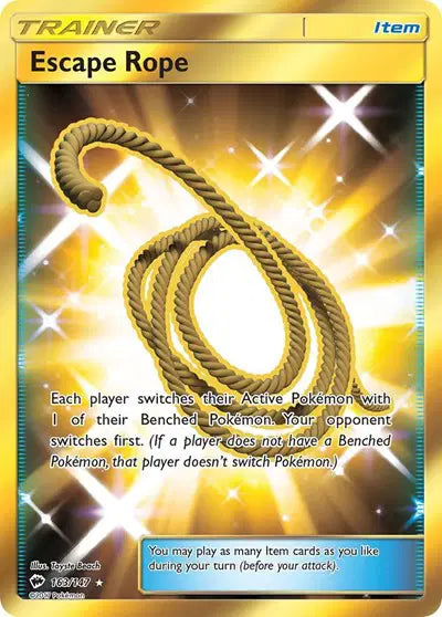 Escape Rope (Secret) 163/147 - Burning Shadows Holofoil