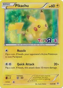 Pikachu - 26/83 (Toys R Us) - Promotional Holofoil
